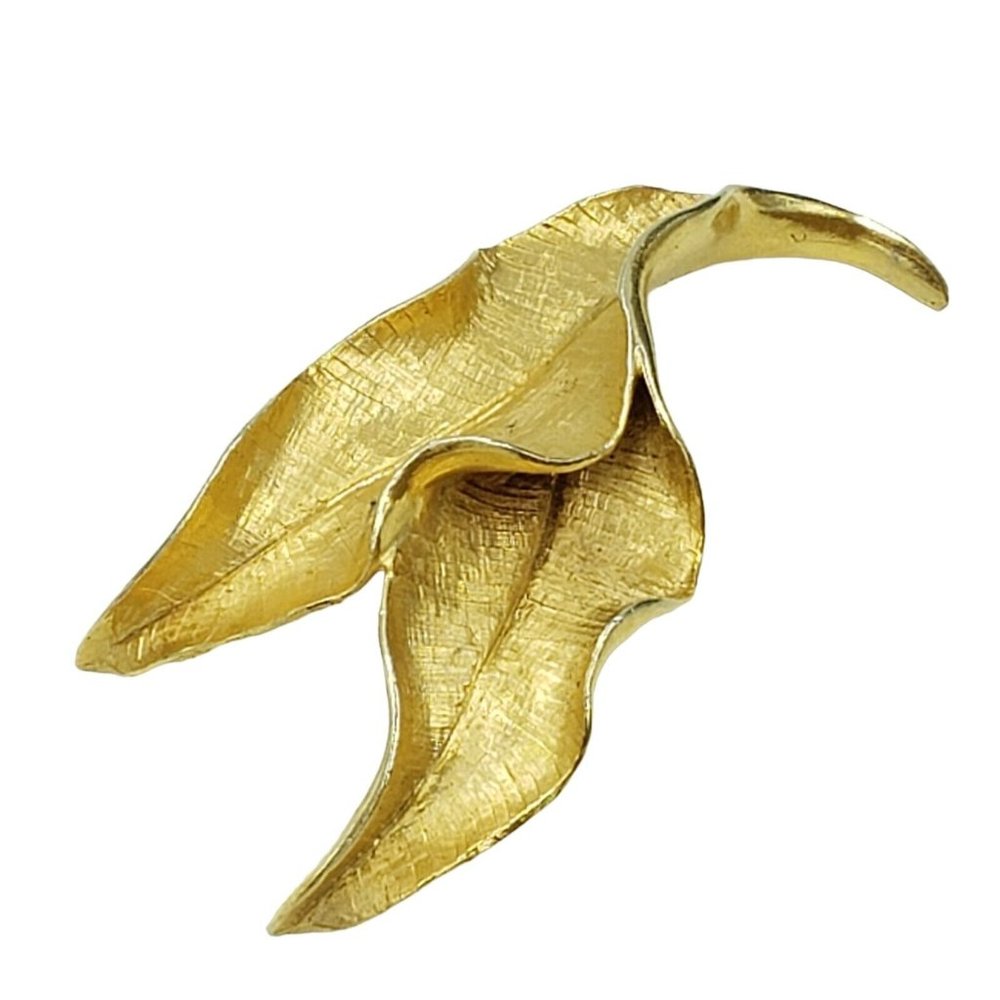 CAPRI Double Leaf Pin Vintage 1950s